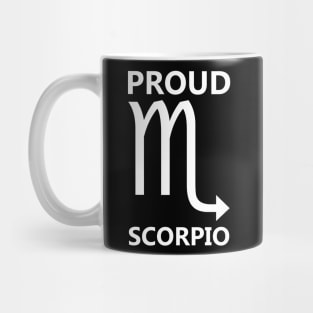 Proud Scorpio White Mug